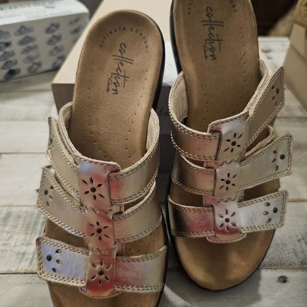 Clarks Women's Gold Sandals